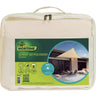 Toldo vela impermeable Sunnet kit cuadrada 3,6mx3,6m