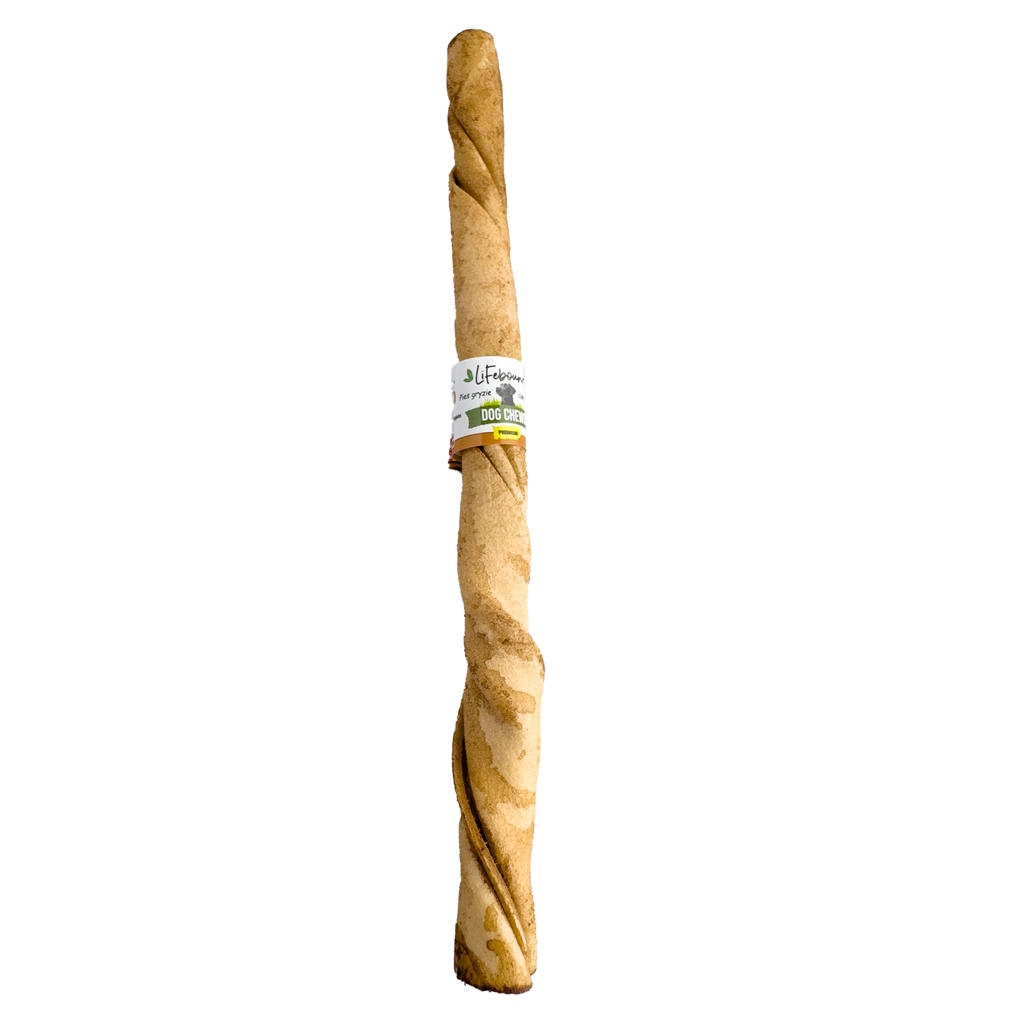 Lifebound - Hueso Masticable Natural Para Perros De Cuero De Ternera Sabor A Mantequilla De Maní - 10 Uds L_0