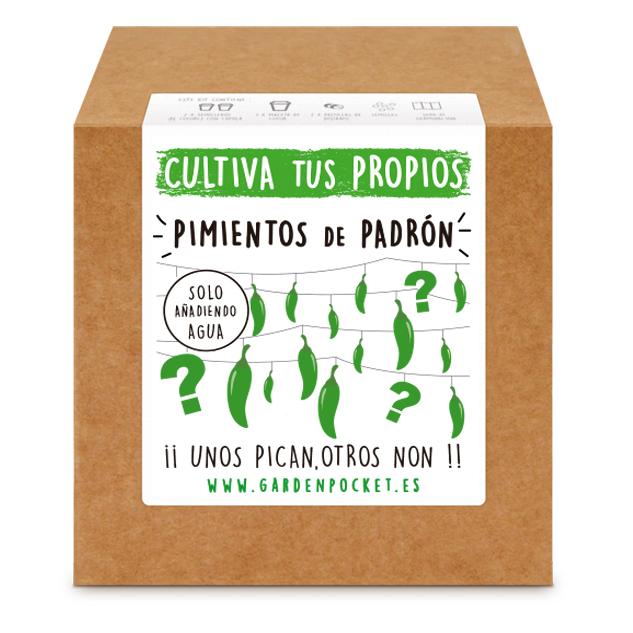 Kit de autocultivo Pimientos de Padrón Planeta Huerto