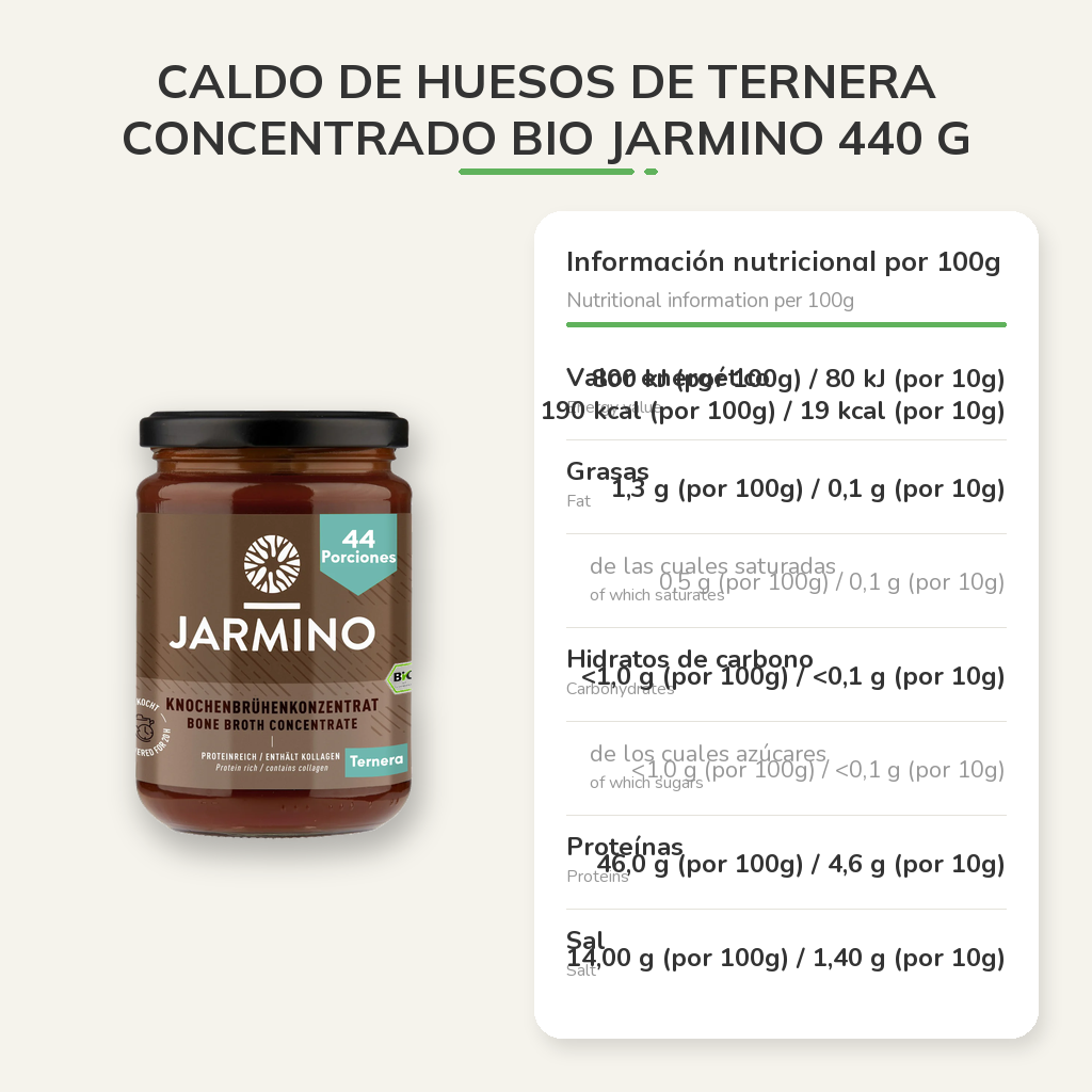 Información nutricional