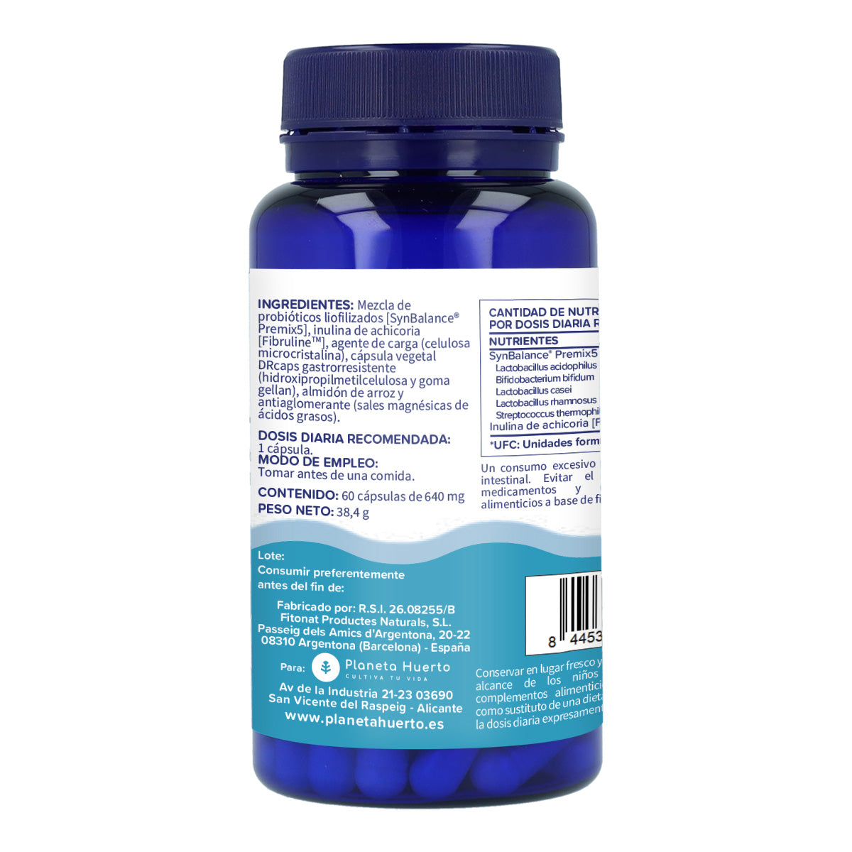 Probiotic plus Planeta Huerto 60 Caps