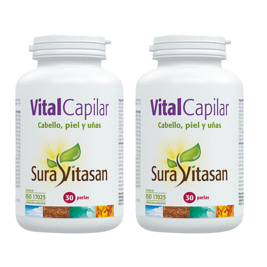 Pack 2x VitalCapilar, Sura Vitasan, 30 Perlas