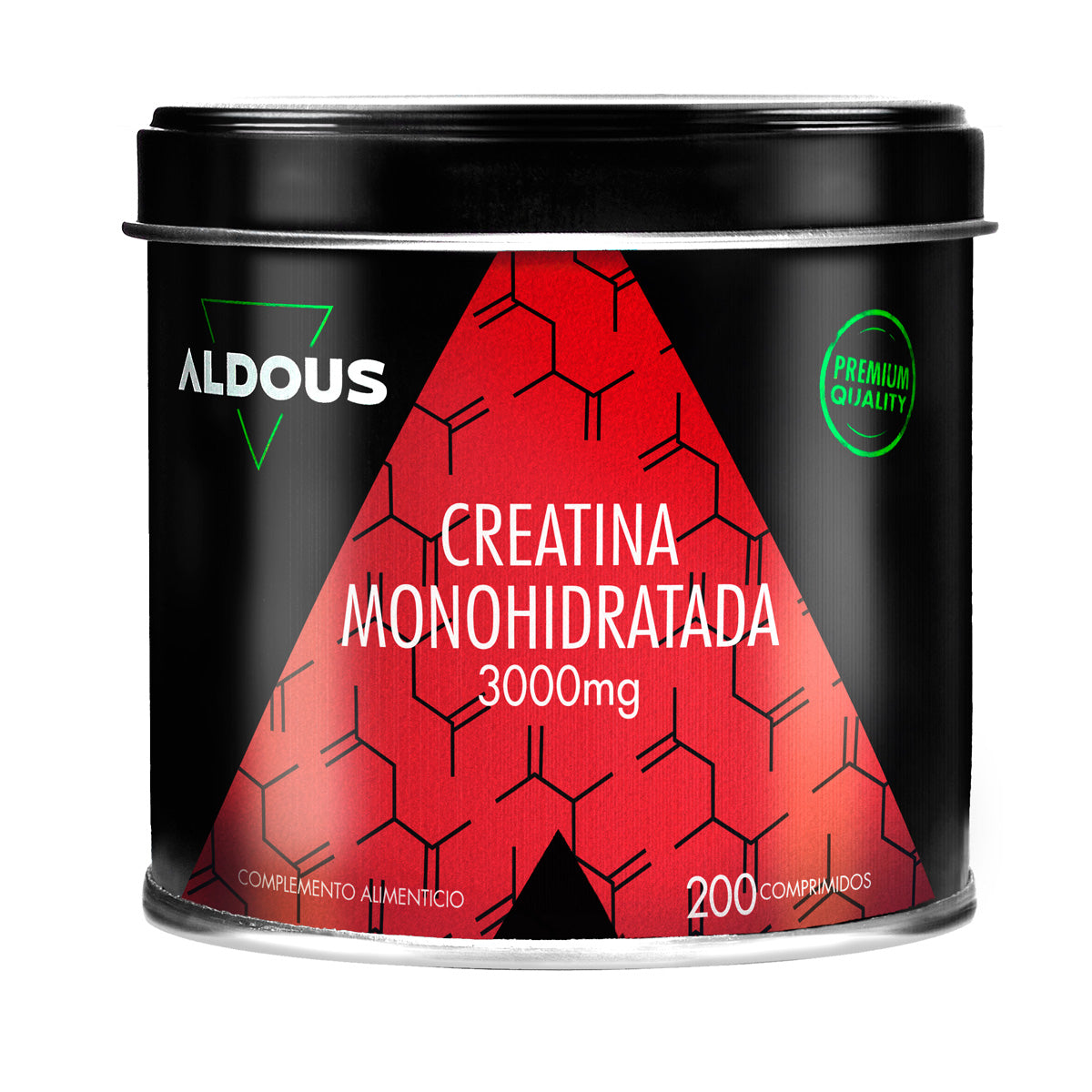 Creatina Monohidratada Aldous 3000 mg 200 comprimidos