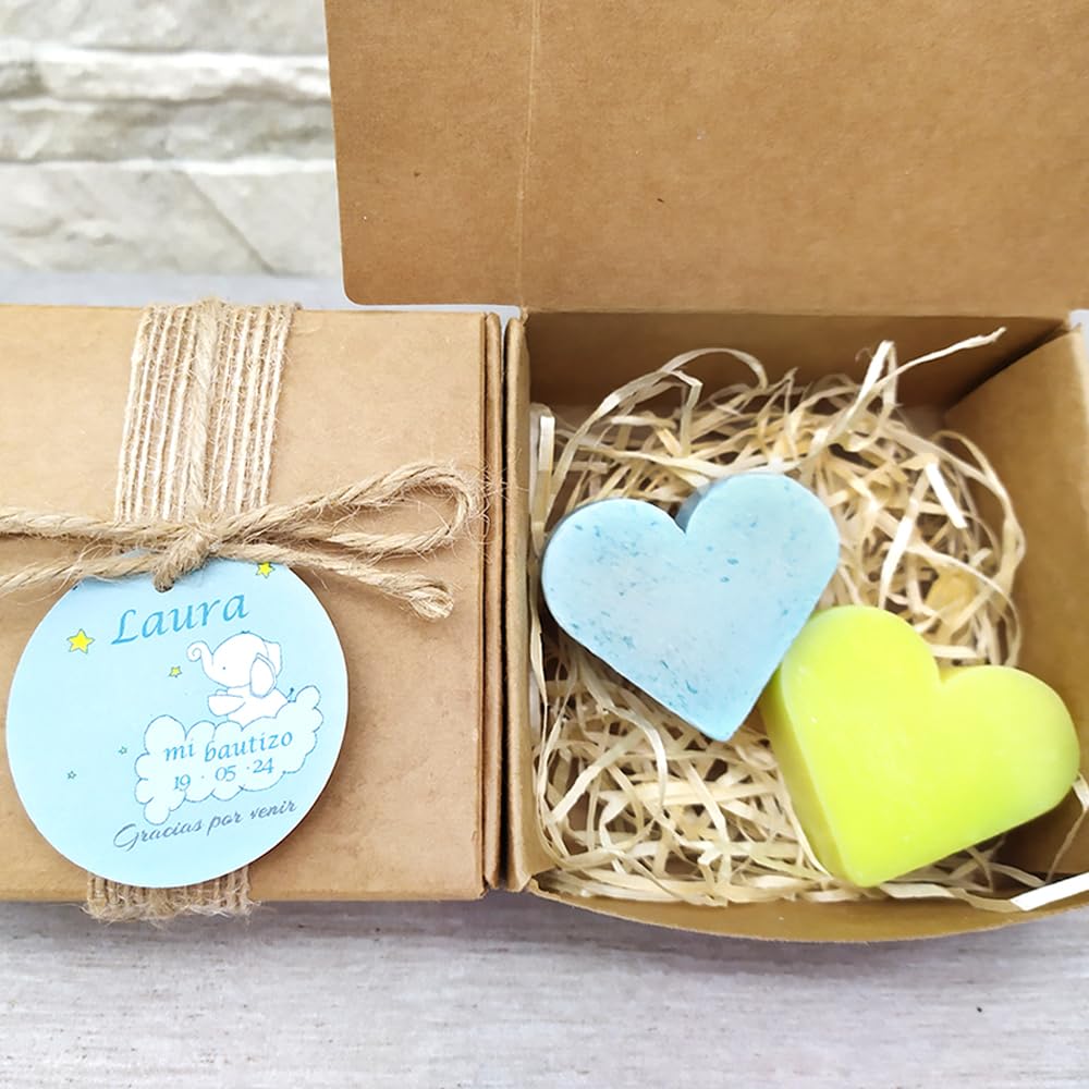 100 Jabones Aromáticos Con Forma De Corazón - Detalle Para Invitados De Eventos - Jabón Glicerina Con Aroma A Surtidos_5