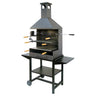 Barbacoa Chimenea completa con bandejas metálicas Imex el Zorro 61 x 40 x 204 cm
