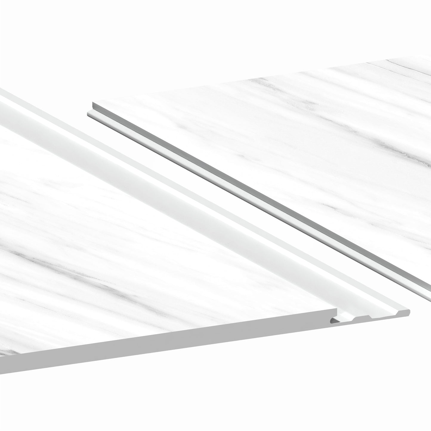 Aqua-step- All In One - Paneles De Pared A Prueba De Agua Y Panel De Sueloe  - Marmo Carrdesdea - 6 Paneles (2,34m²)