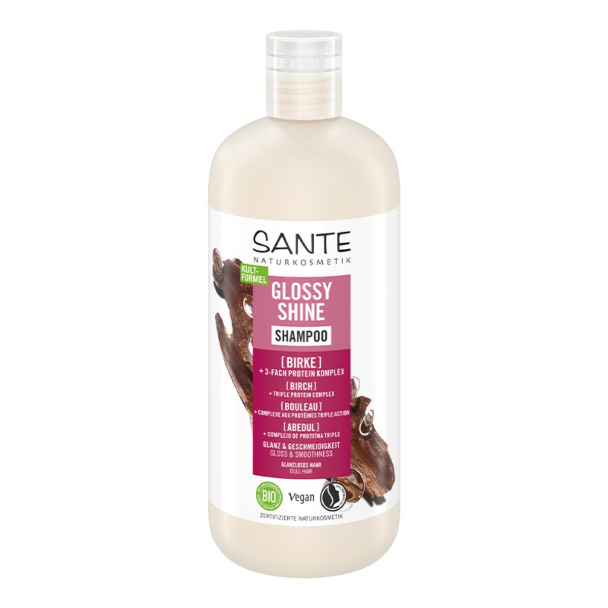 Champú brillo radiante abedul Sante 500 ml