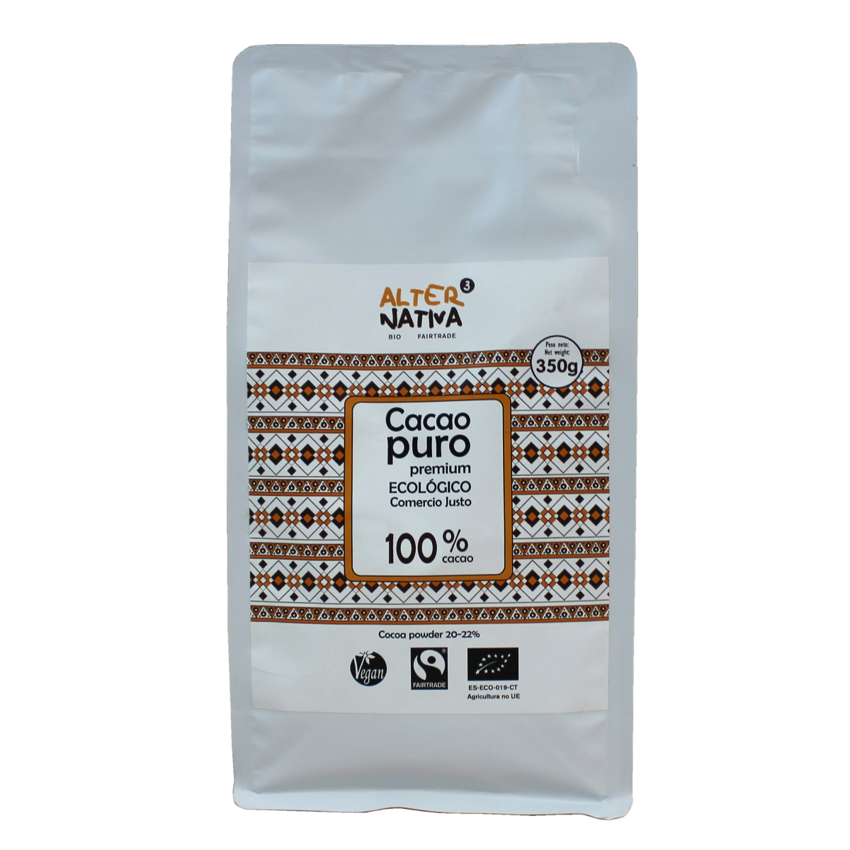 Cacao Puro Premium Bio Alternativa 350 g en Planeta Huerto