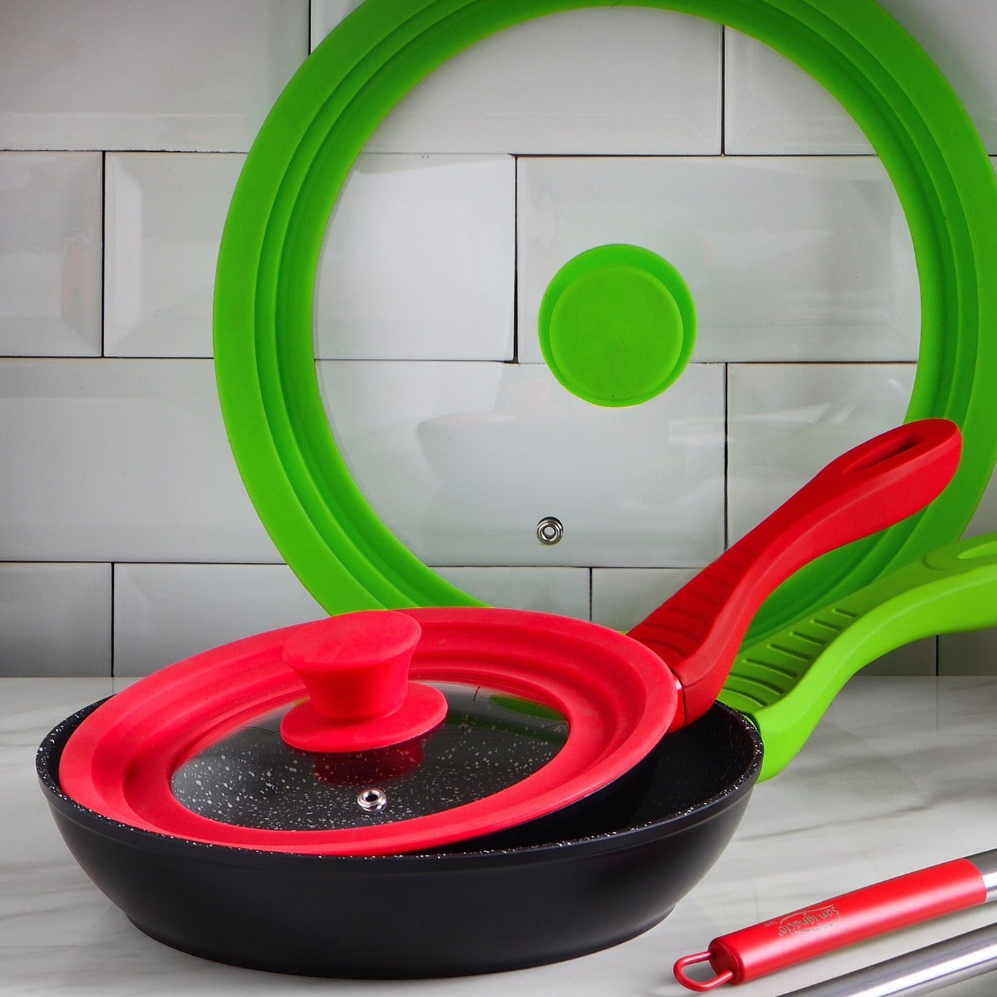 Tapa Universal (16 18 20cm) Cristal Rojo, Colección Jolie_5