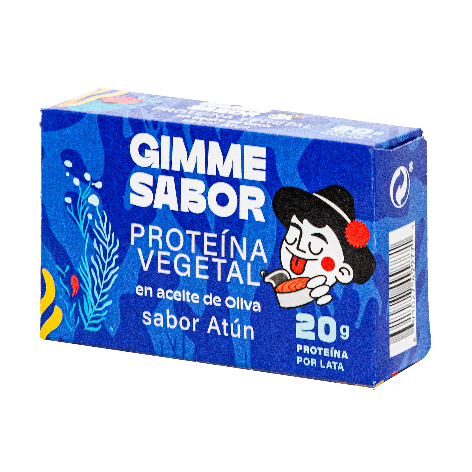 Atún Vegano en Aceite de Oliva 120g | Sin Gluten, Sin Aditivos, Sin Alérgenos | Gimme Sabor