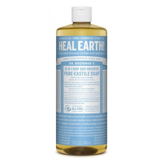 Jabón líquido Bebés  Neutral Dr. Bronners 945 ml