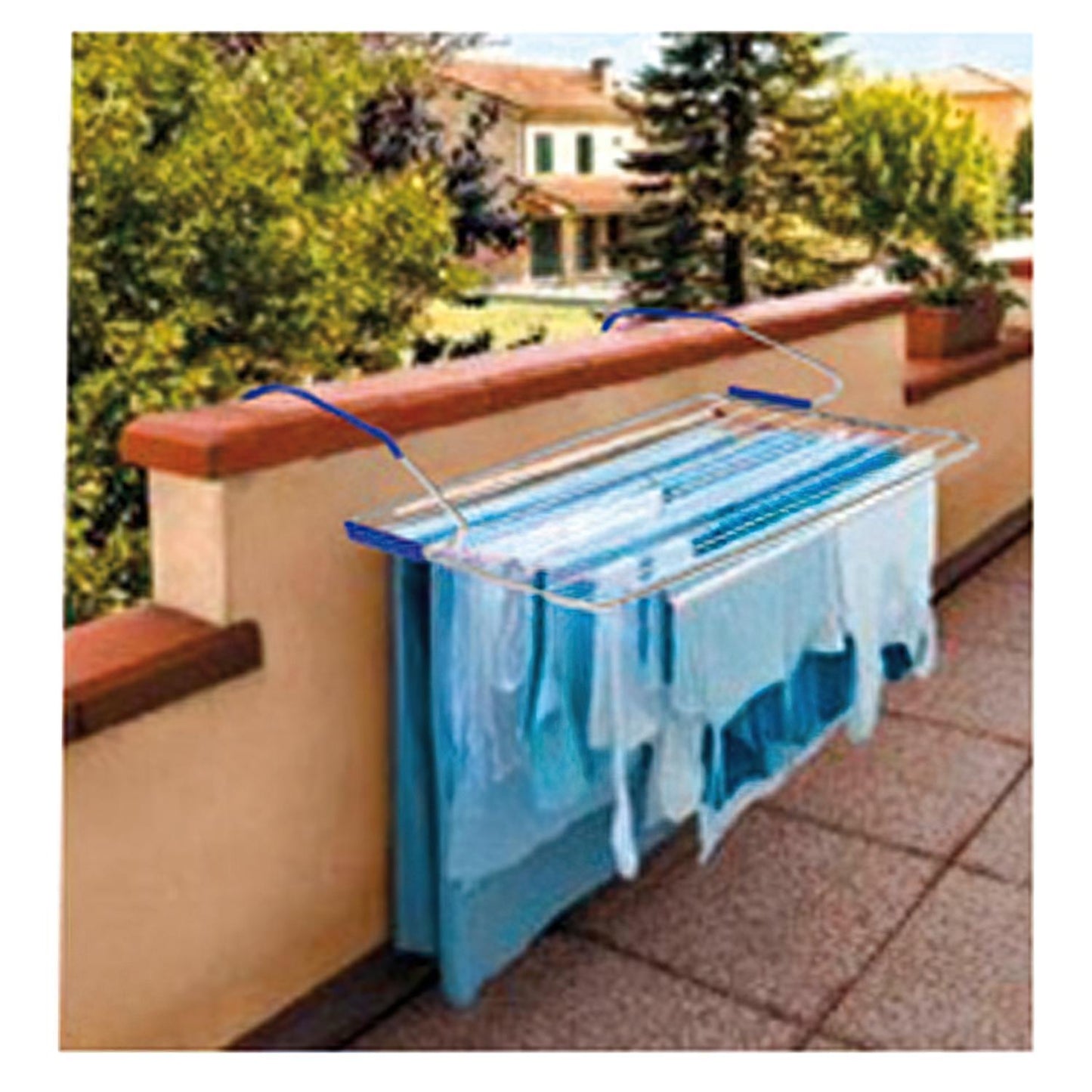 Tendedero Oryx Balcon Acero Blanco 105x55cm_2