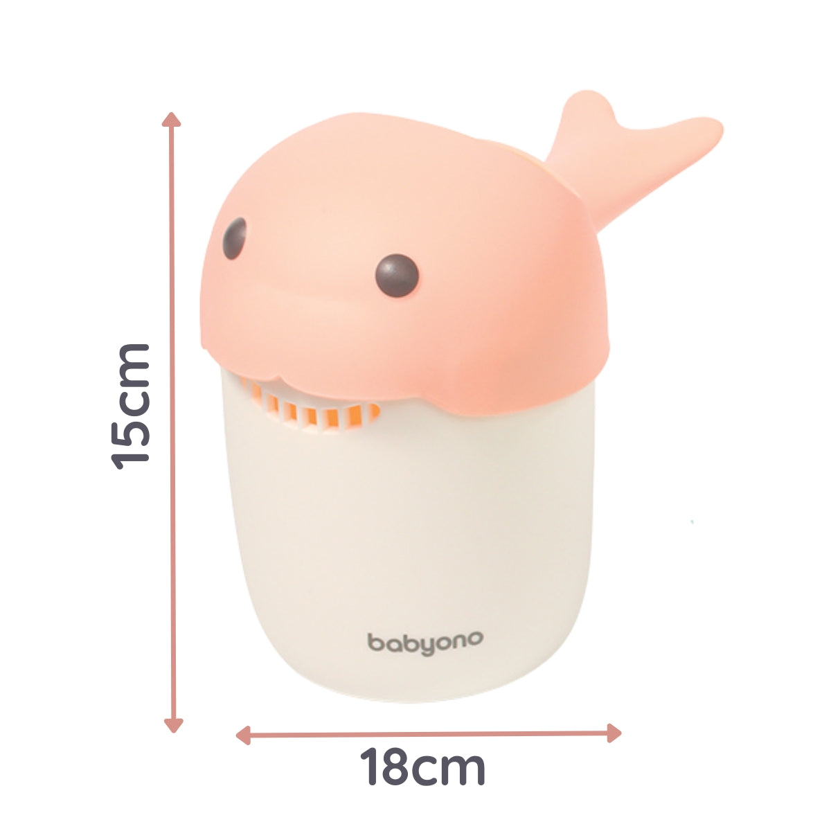 Jarra Del Baño Para Bebés Ballena Pink