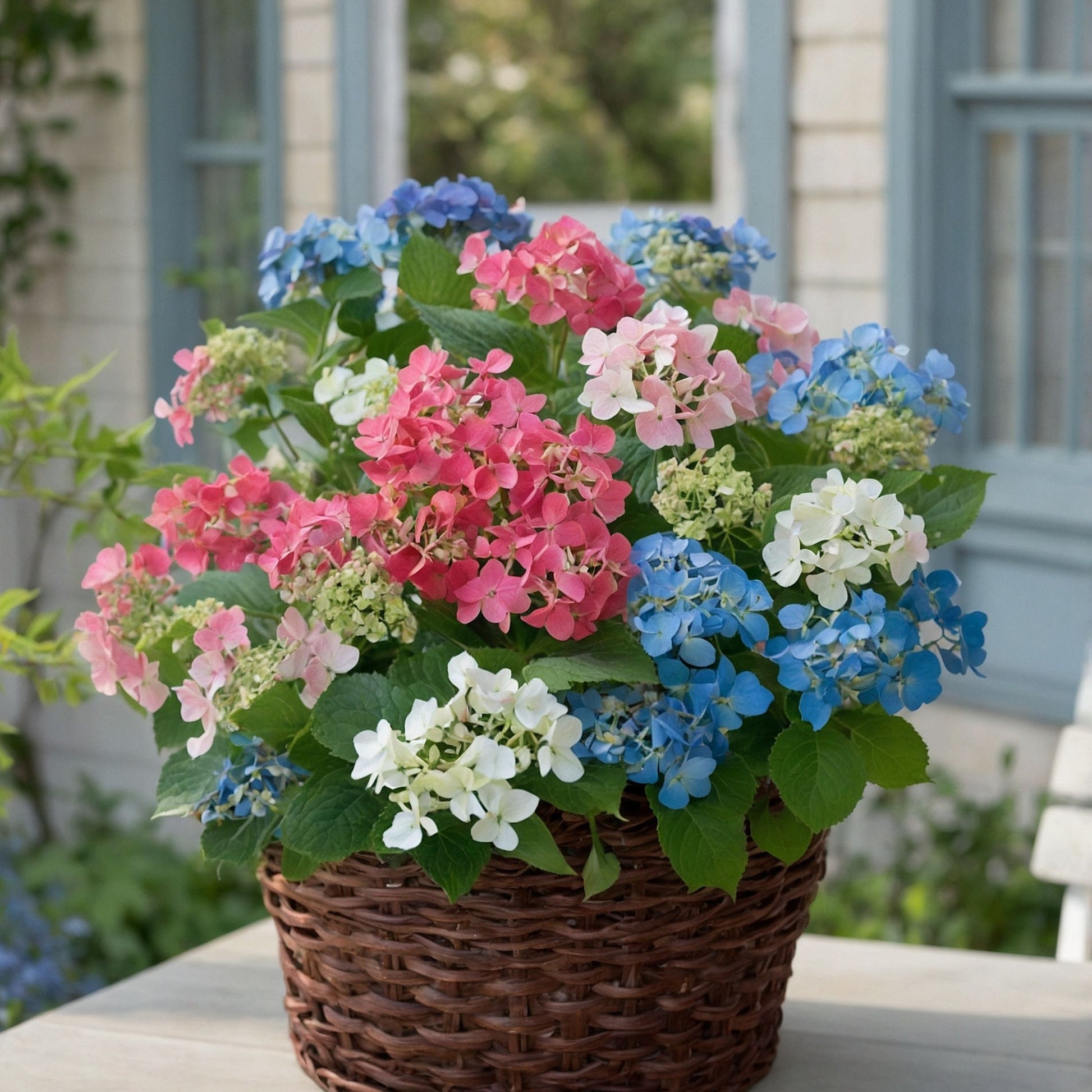Hortensia - 3 Pzs - Hydrangea Macrophylla - Altura 25-40cm - ⌀9cm