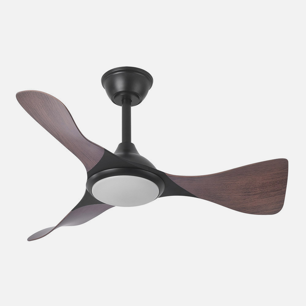 Ventilador Dc Caiman 36w 3600lm Negro/roble 89d 3aspas 6vel 3000-4500-6500k Remoto+reg.intensidad+memoroa+temporizador_3