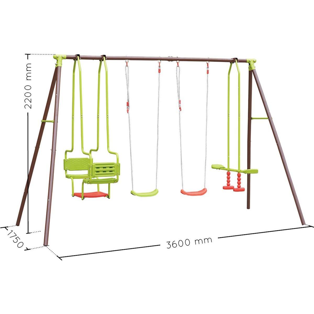 Columpio de metal Malo 2B1CL1V Soulet