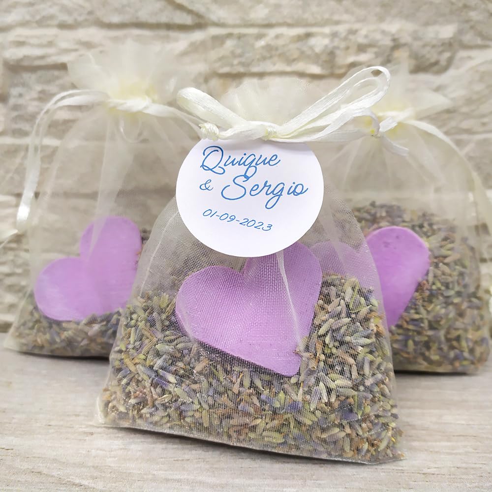 80 Jabones Aromáticos Con Forma De Corazón - Detalle Para Invitados De Eventos - Jabón Glicerina Con Aroma A Lavanda_5