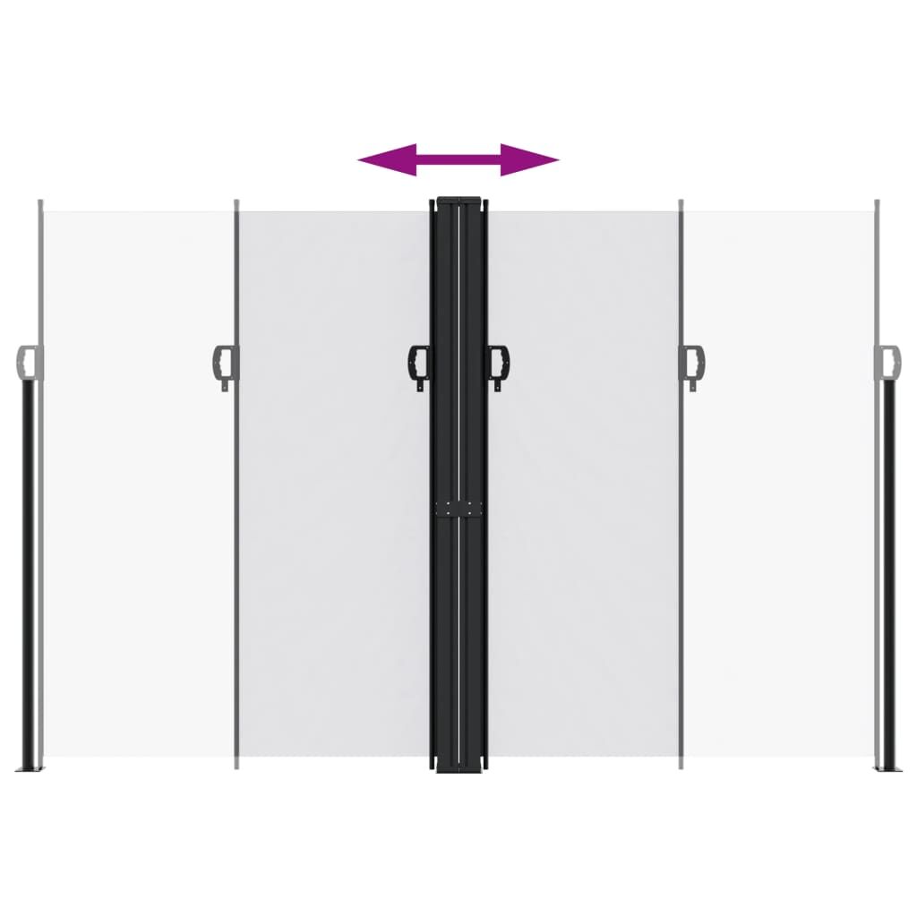 Vidaxl Toldo Lateral Retráctil Blanco 220x1000 Cm_4