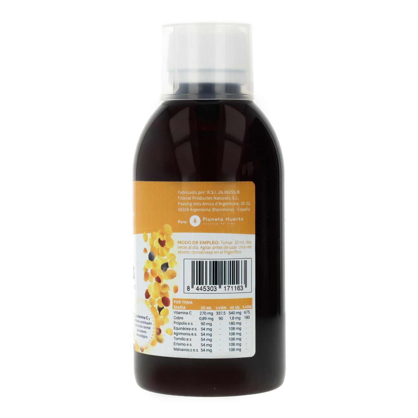 Própolis Jarabe Planeta Huerto 250 ML.