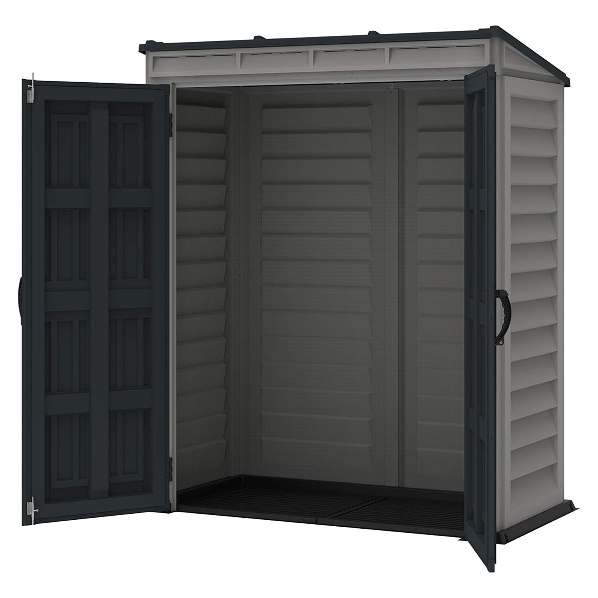 Caseta Jardín Yardmate Pent Plus 5×3 Pvc Gris Claro/oscuro_5