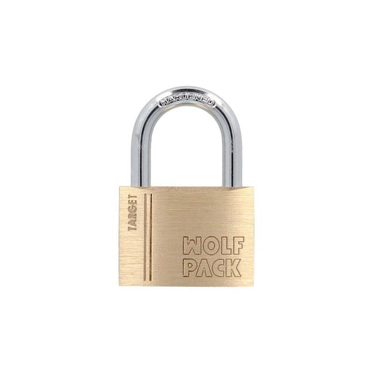 Candado Laton Arco Normal 40 Mm. Serie Target. Arco Endurecido. Candado Maletas, Candado Taquillas, Candado Puertas