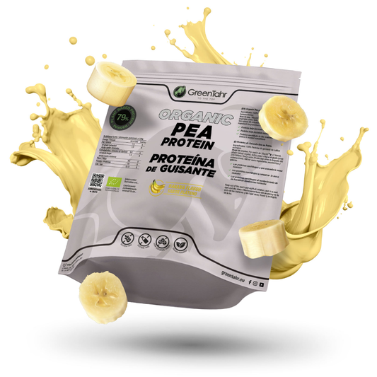 Proteína guisante ECO sabor banana Green Tahr 750g