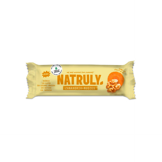 Barrita Raw Zanahoria y nueces Bio Natruly 40gr