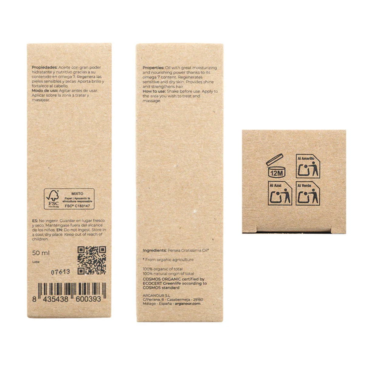 Aceite aguacate BIO Arganour 50ml