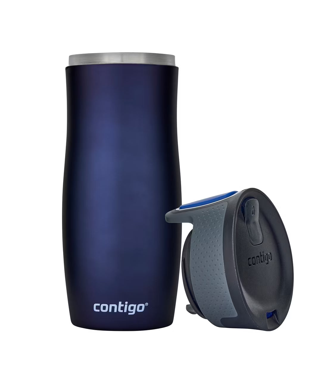 Termo Acero Inoxidable West Loop SS 470ML con Autosellado Azul Mónaco Contigo