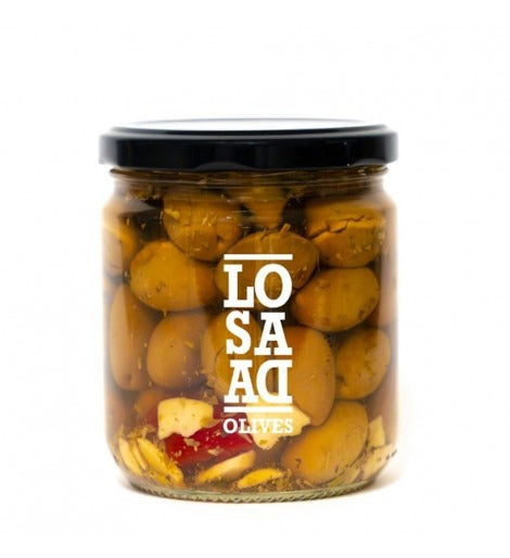 Aceituna Pico Limón partida Aceitunas Losada 345 g