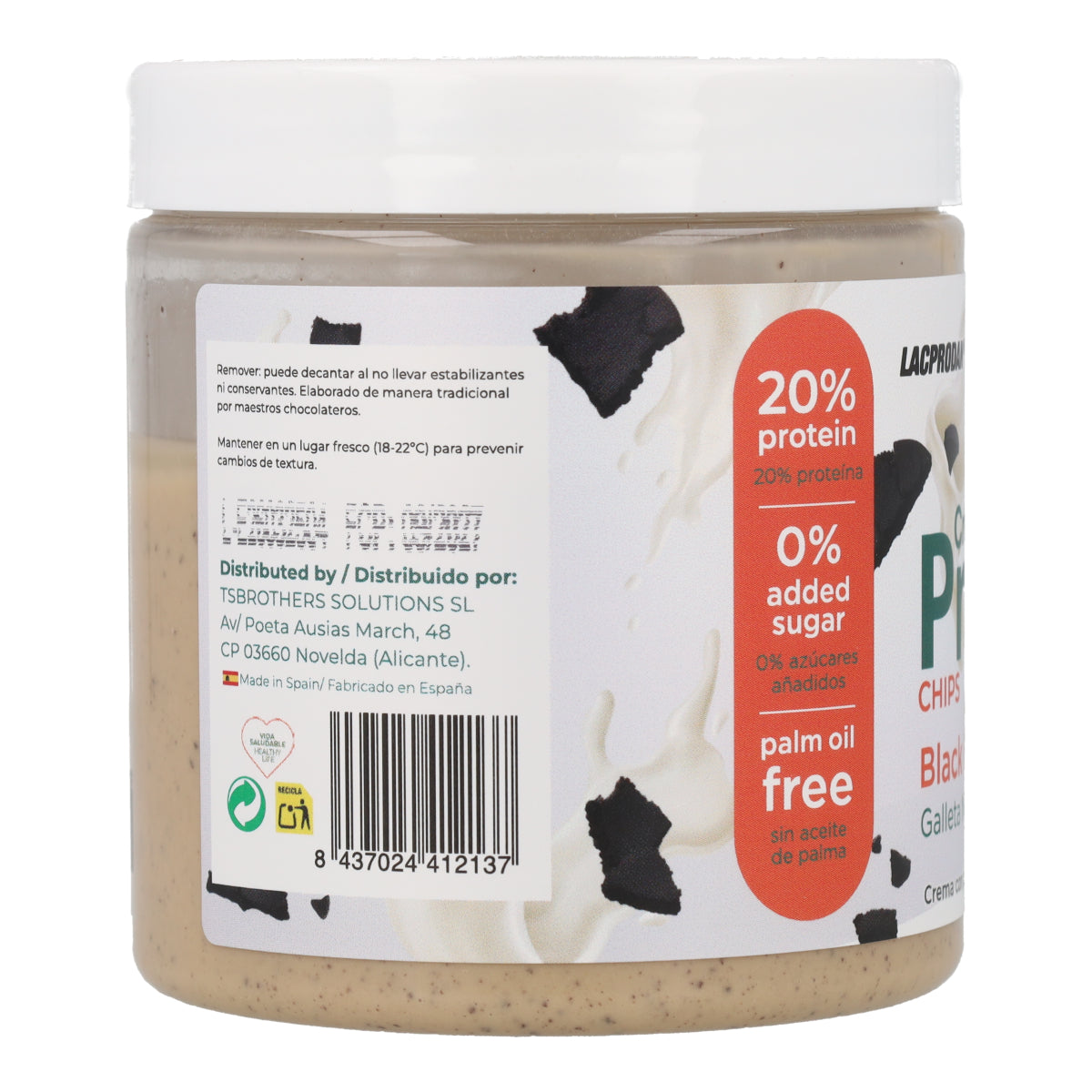 Crema Proteica Chips Black Cookie Torafood 200g