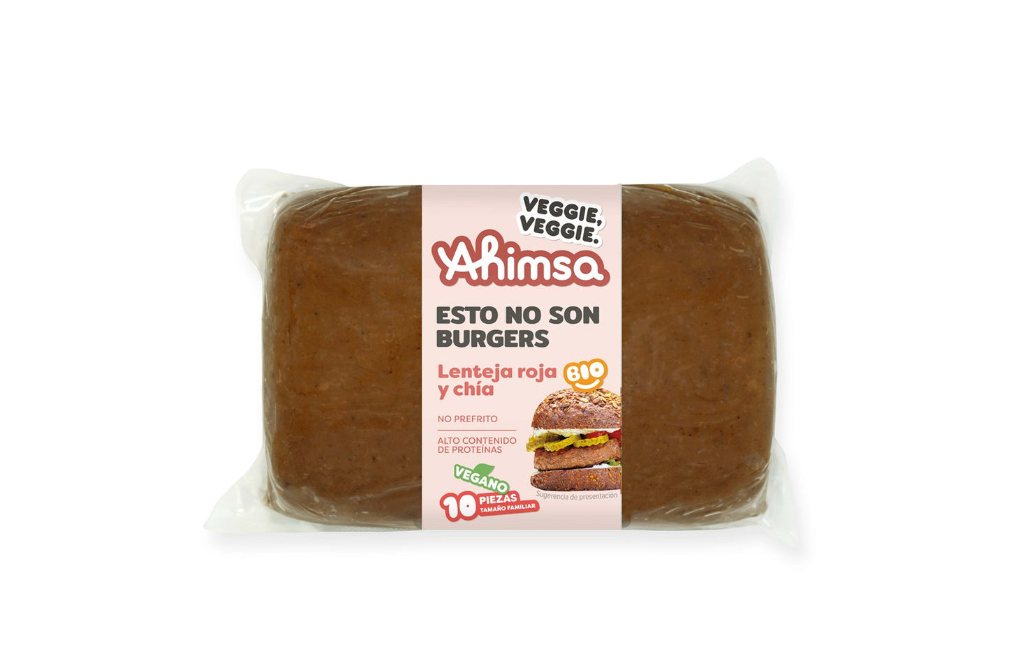 Rulo Hamburguesa Lenteja Roja Y Chía Bio Ahimsa 750 G_0