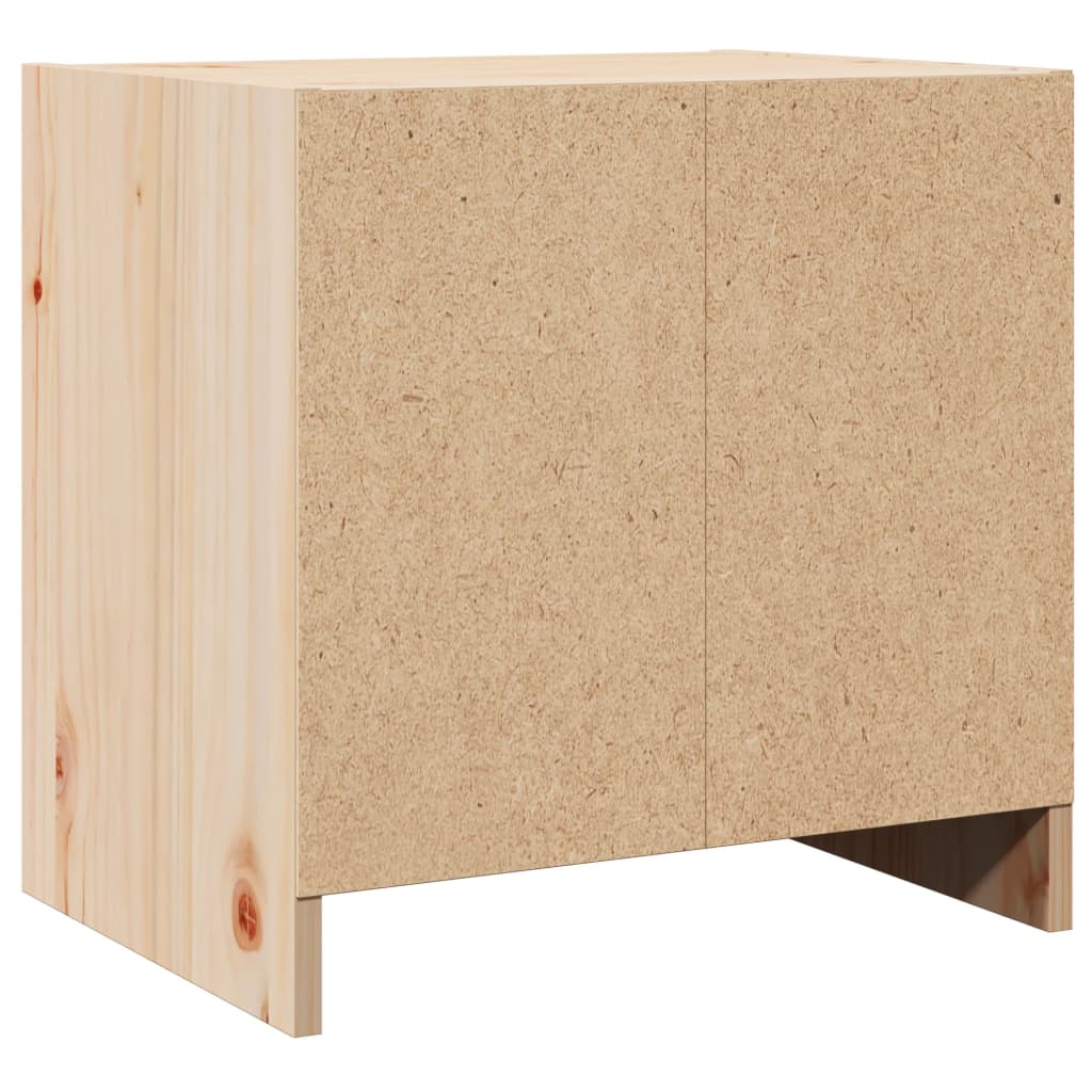 Mesitas De Noche 2 Uds Madera Maciza De Pino 40x30,5x40 Cm_4