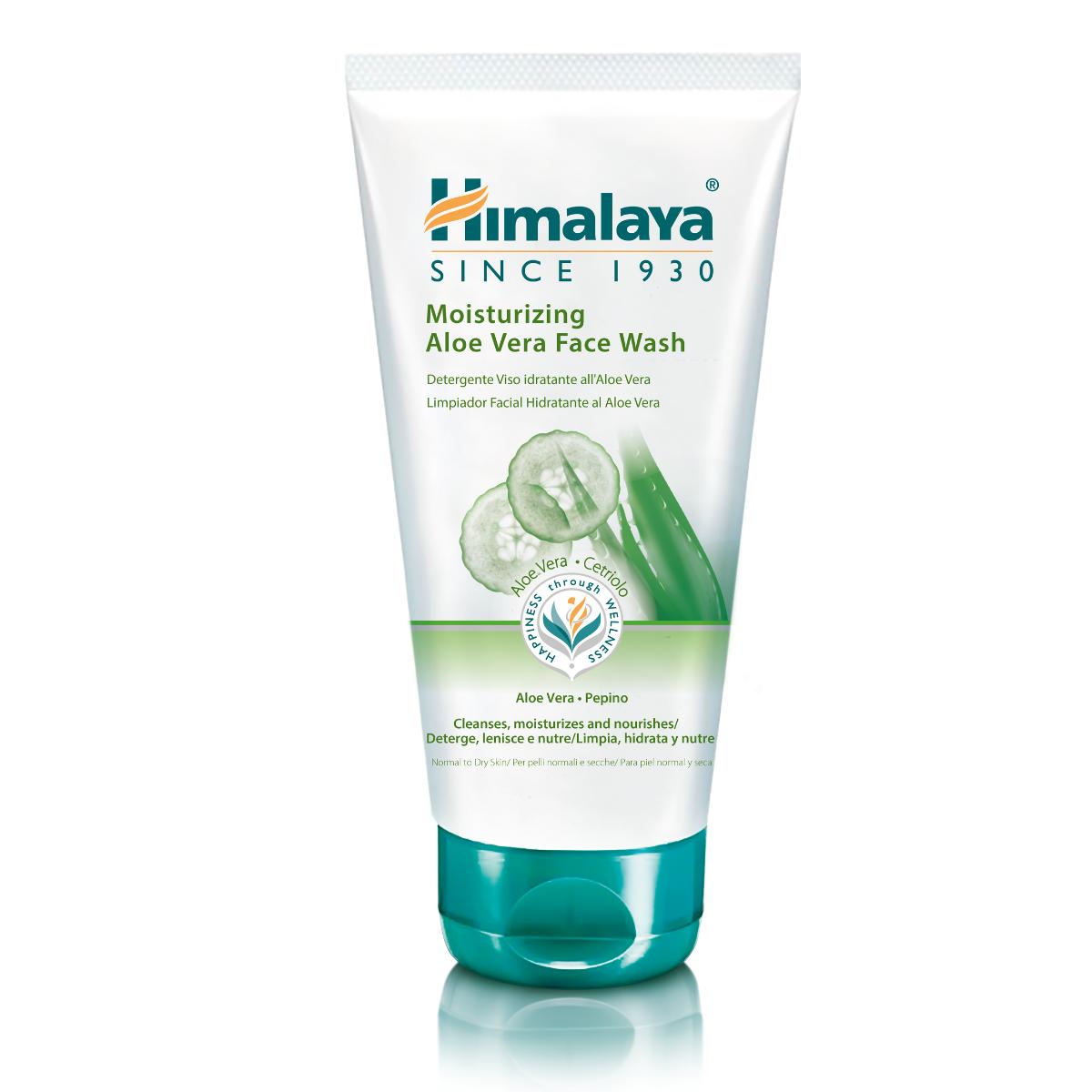 Limpiador facial hidratante aloe vera Himalaya 150 ml