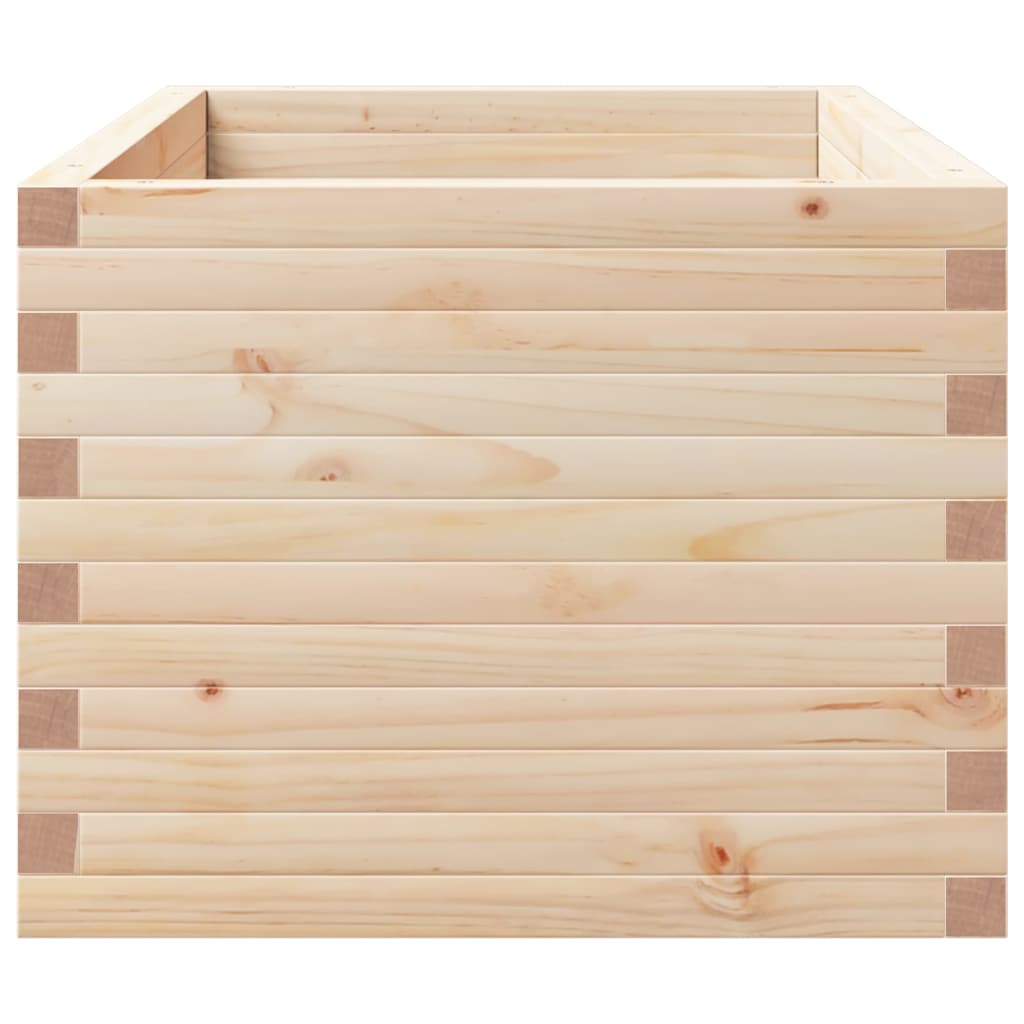 Jardinera Madera Maciza De Pino 90x60x49,5 Cm_5