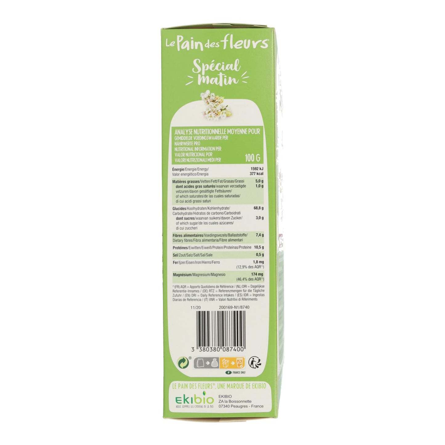 Tostadas de Trigo Sarraceno especial mañanas BIO Le Pain de Fleurs 230 g