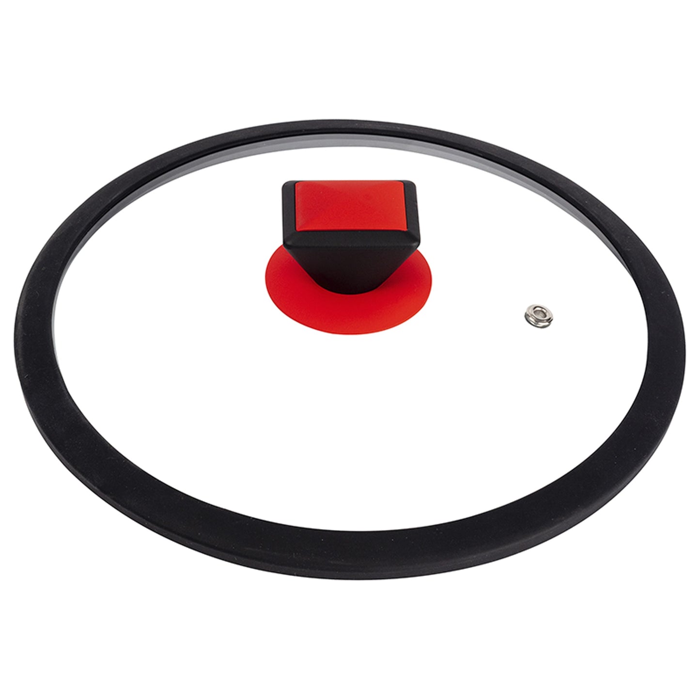 Cacerola Con Tapa En Aluminio Forjado Color Naranja - Ø28 X 13 Cm