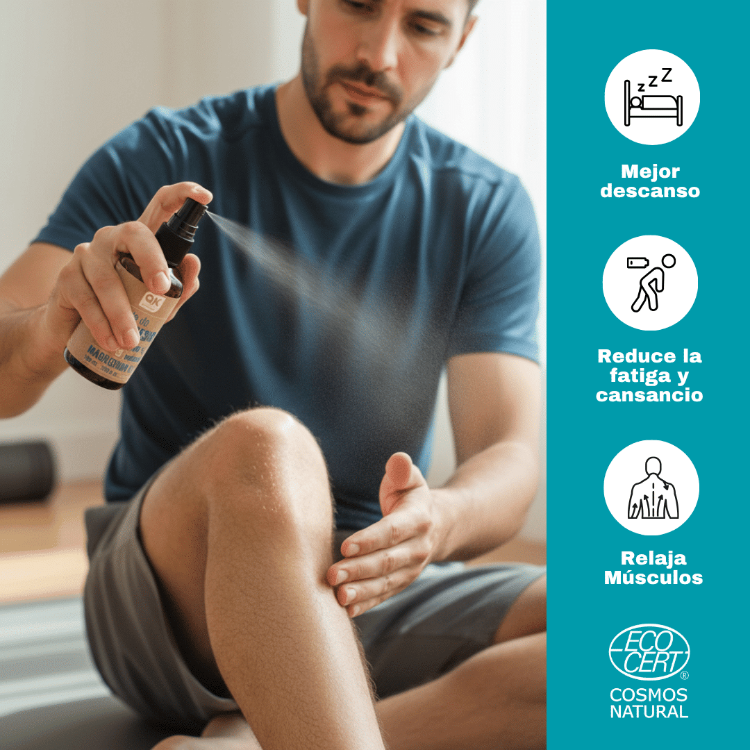 QKnatur - Aceite De Magnesio Spray 100% Puro 1L. - Ideal Para Deportistas, Articulaciones, Relajacion Muscular, Masajes_4