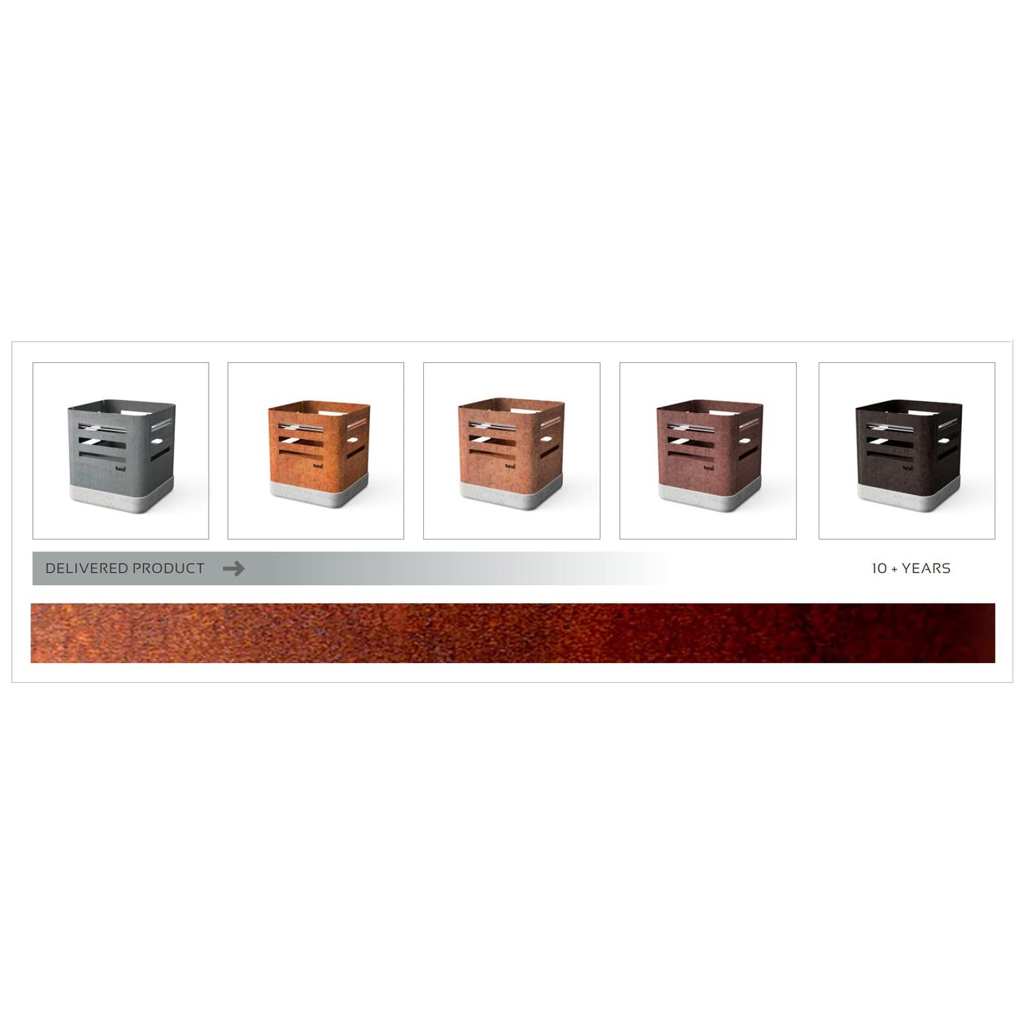 Brasero de jardín Tharsis Tuozi