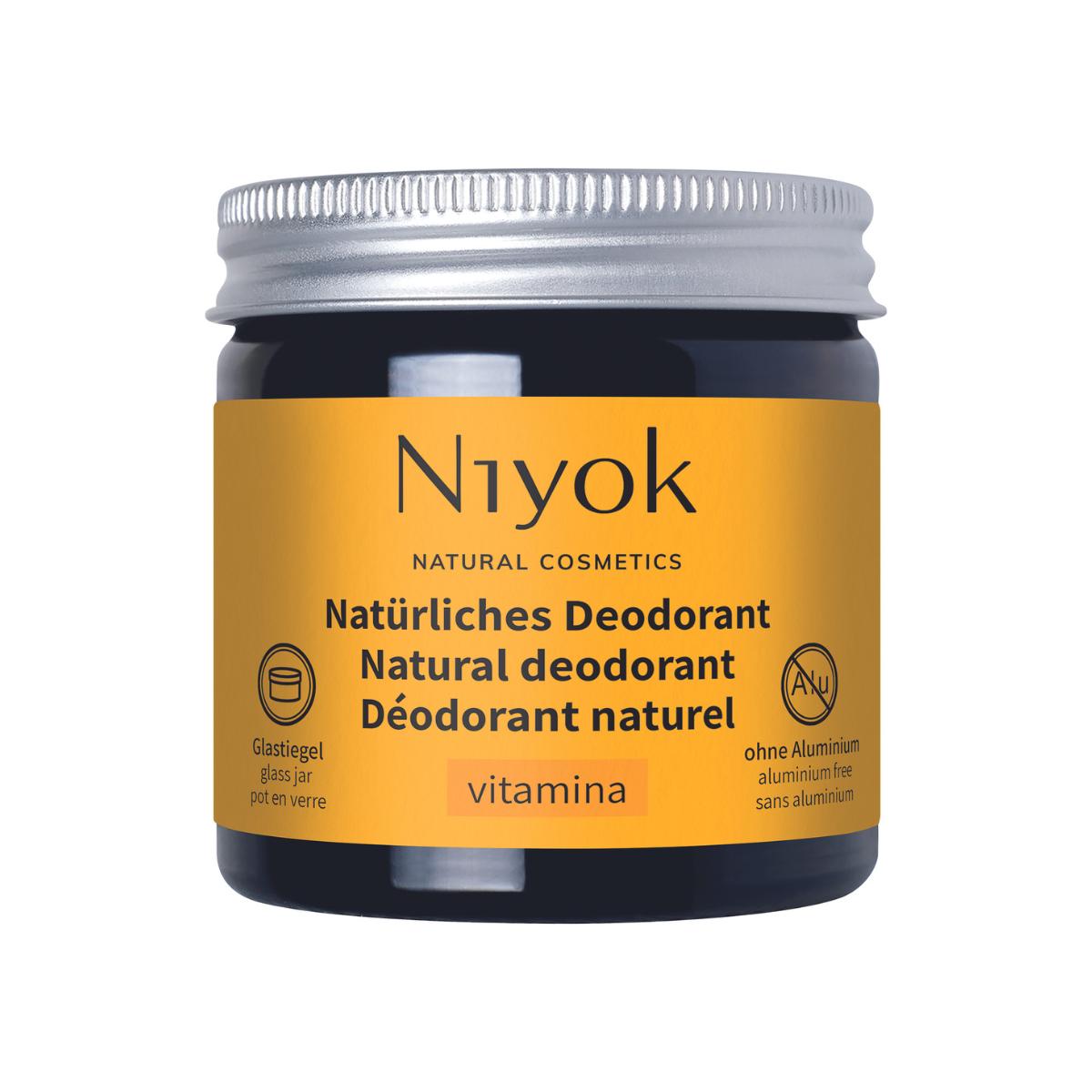 Desodorante + Antitranspirante Vitamina Niyok 40 ml