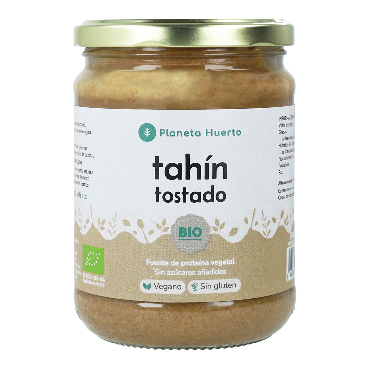 Tahin sésamo tostado ECO Planeta Huerto 350 g