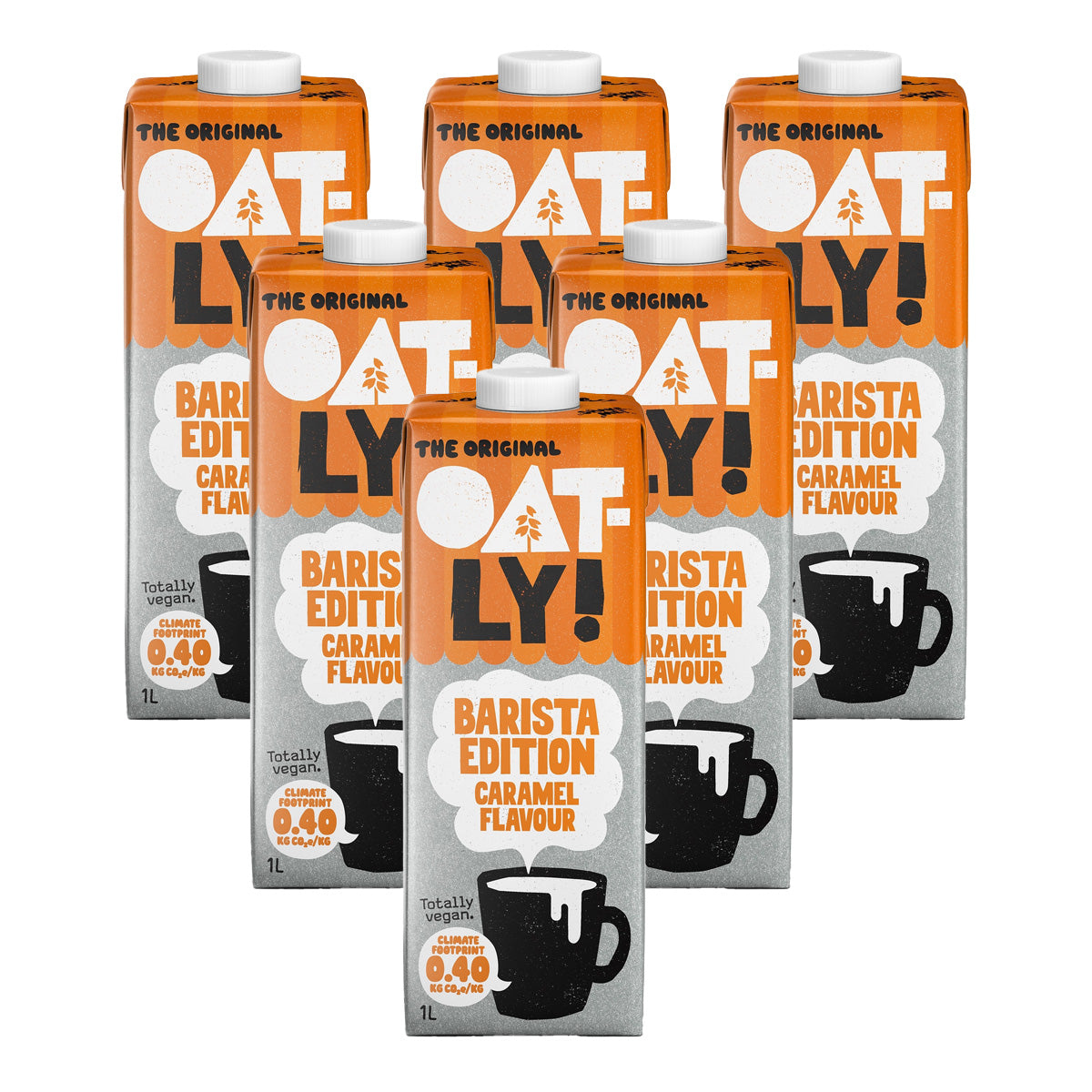 Pack 6x Bebida Barista de Avena y Caramelo Oatly 1L