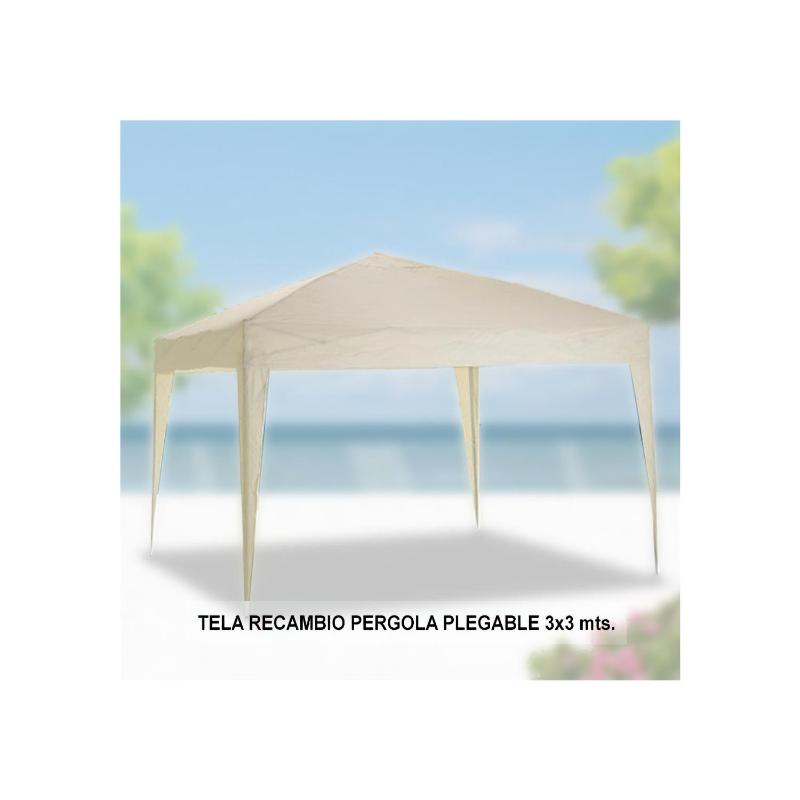 Tela Recambio Para Pergola Plegable Aluminio_0