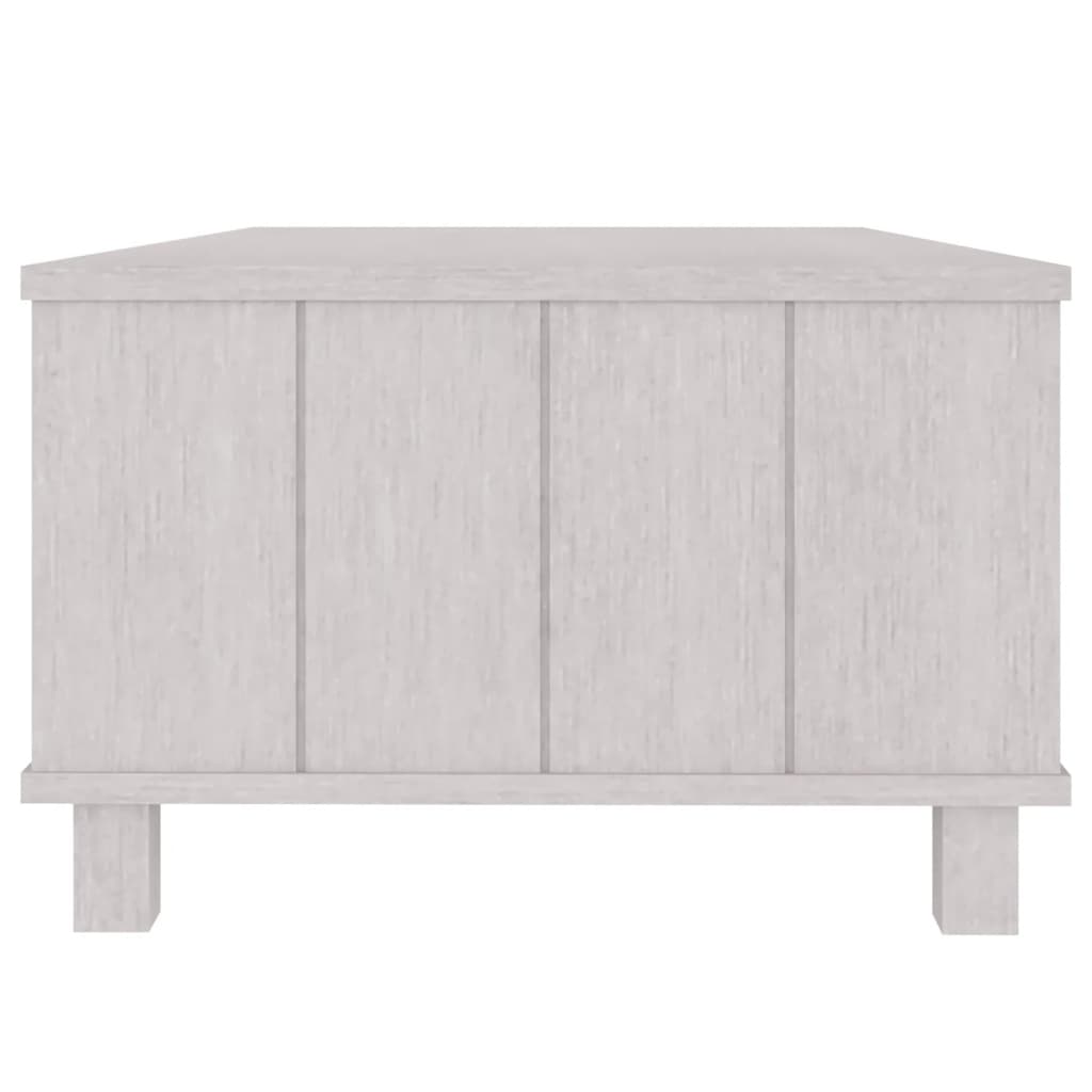 Mesa De Centro Hamar Madera Maciza De Pino Blanco 100x55x35 Cm_4