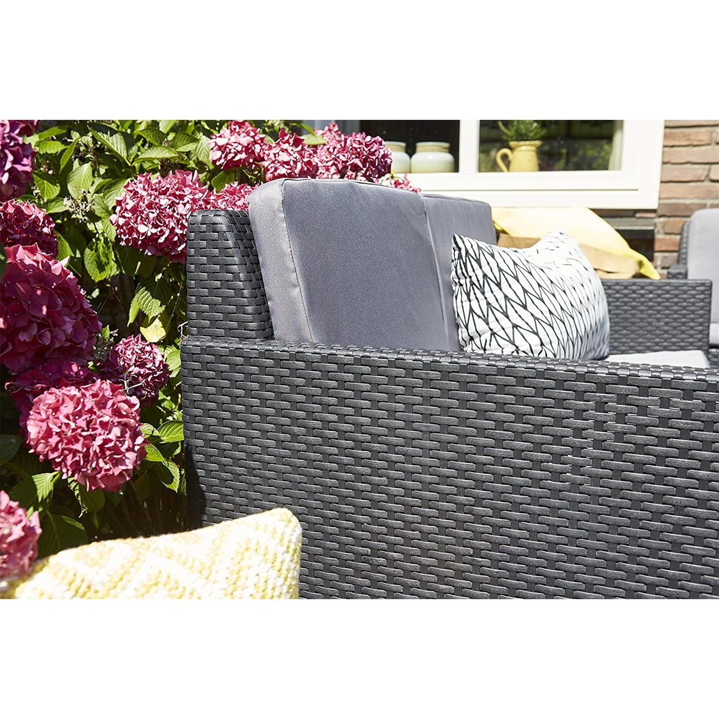 Conjunto muebles de jardín Chicago Lounge Grafito  Keter