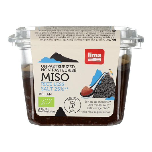 Miso de Arroz 25% menos de Sal no pasteurizado ECO Lima 300gr