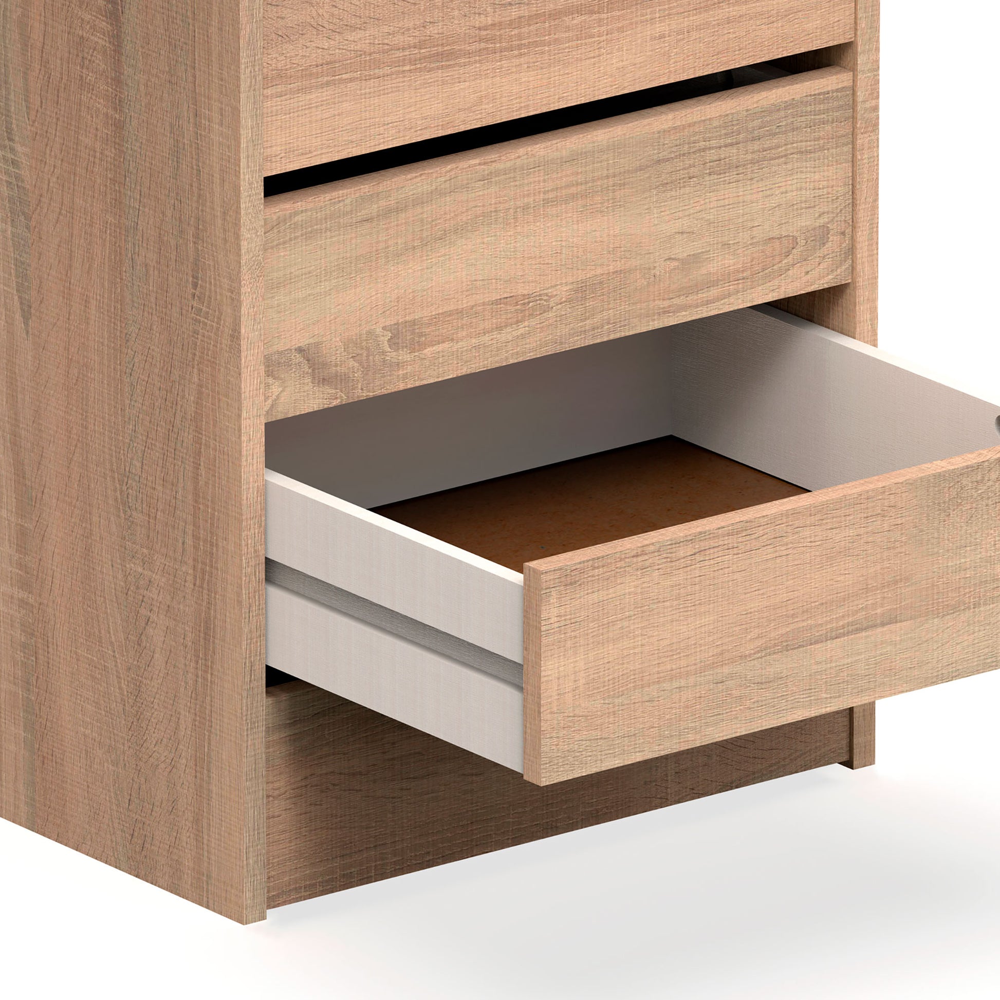 Cajonera Armario 4 Cajones, Cómoda Dormitorio 63,5x46x45 Cm (alto X Ancho X Profundo) Sinfonier, Briebe, Nova, Madera