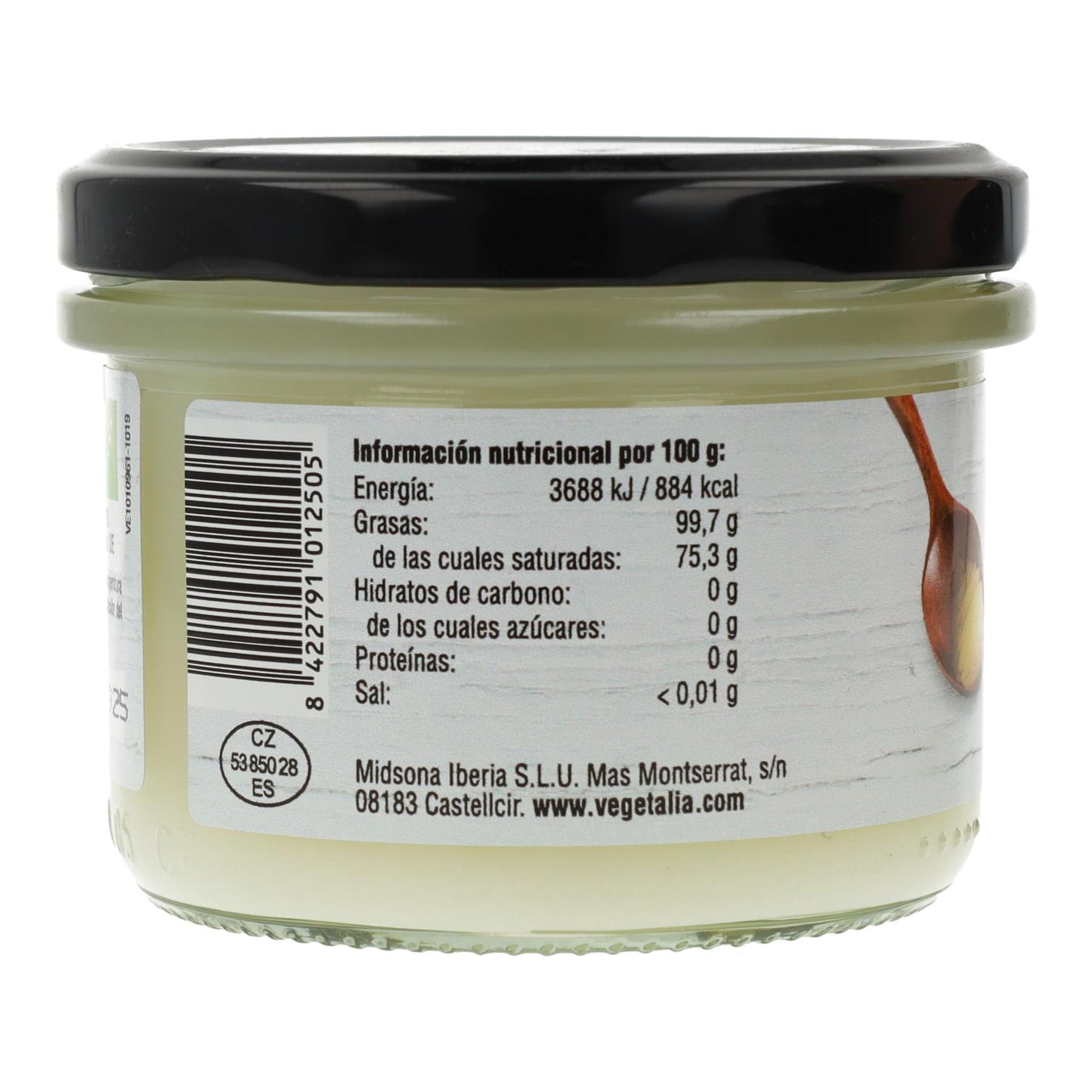 Ghee Bio de Cabra Mantequilla Clarificada Vegetalia 220ml