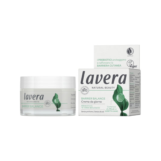 Crema Dia Unisex Barrier Balance Prebioticos Y Te Verde Lavera 50ml