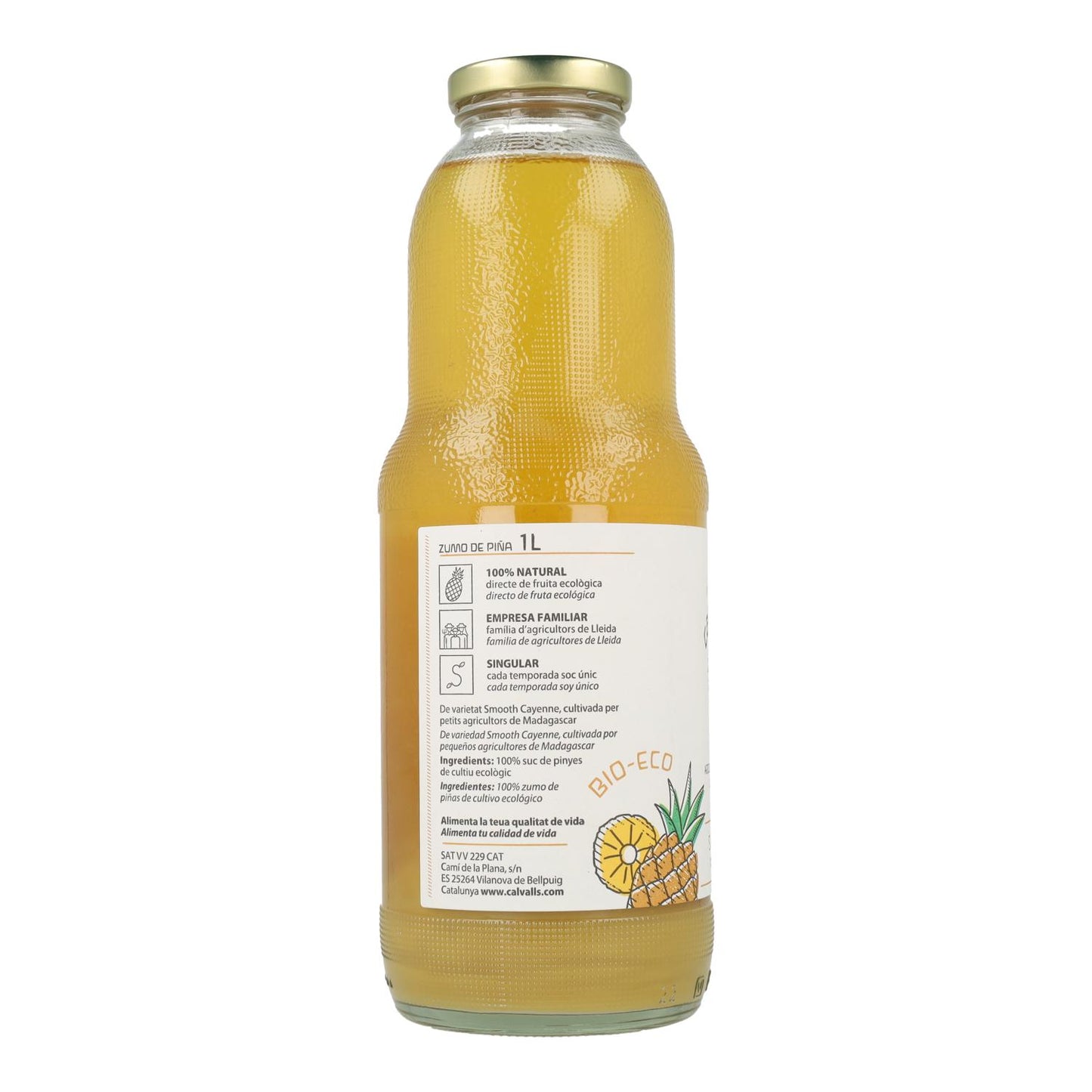 Zumo de Piña ECO Cal Valls 1 L